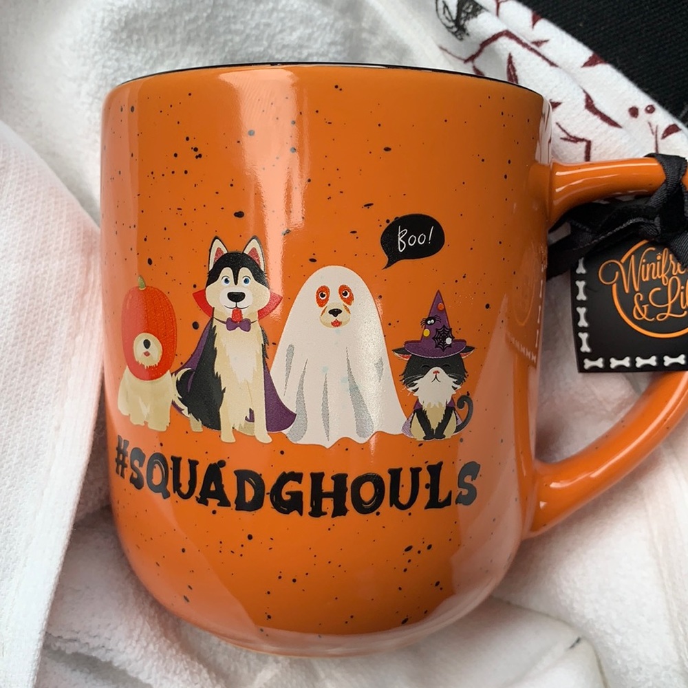 Adorable Dogs in Costume Halloween Mug.